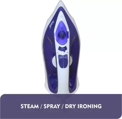 Inalsa Panache 1400 W Steam Iron  (White, Royal Blue) Inalsa Panache 1400 W Steam Iron  (White, Royal Blue)